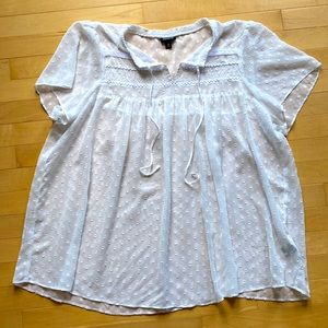 Torrid polka dot swing top